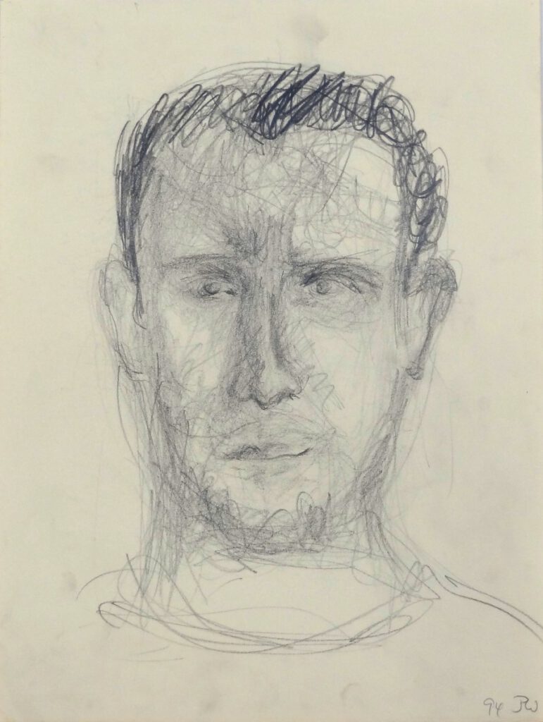 Portrait / 40x  auf 30 / Graphit auf Papier (Privatbesitz)